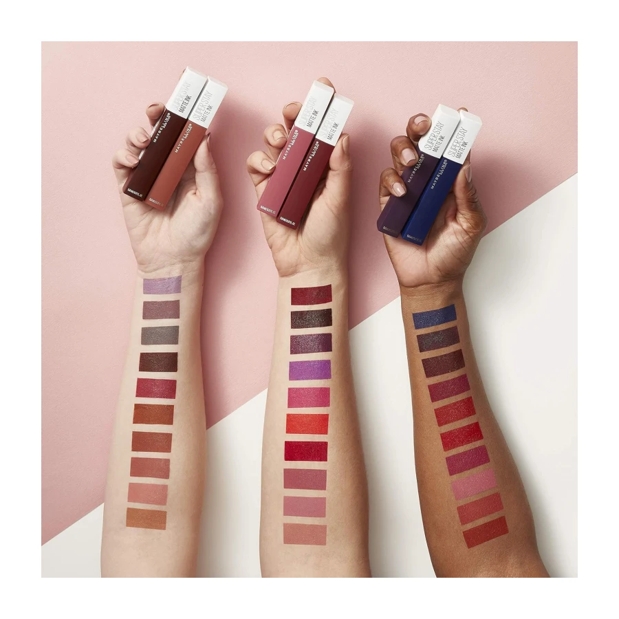 Maybelline New York SuperStay Matte Ink Liquid Lipstick, Amazonian, 0.17 fl. oz., 5 ml (Pack of 1)