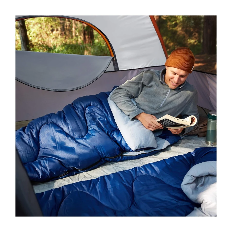 Amazon Basics Dome Camping Tent with Rainfly and Carry Bag