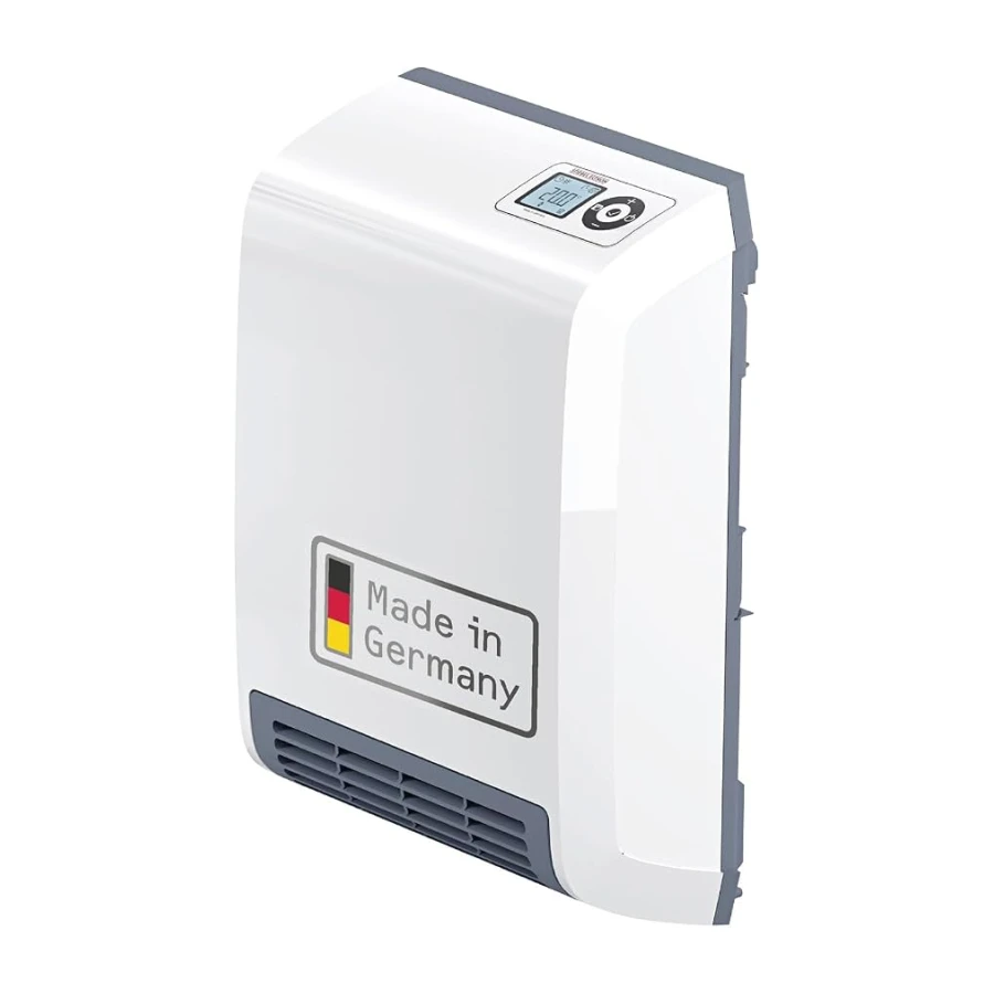 STIEBEL ELTRON Schnellheizer CK 20 Trend LCD für ca. 25 m², TÜV geprüft, Made in Germany, LC-Display, Wochentimer, Keramik Heizlüfter energiesparend, Bad, 2 kW, 236653