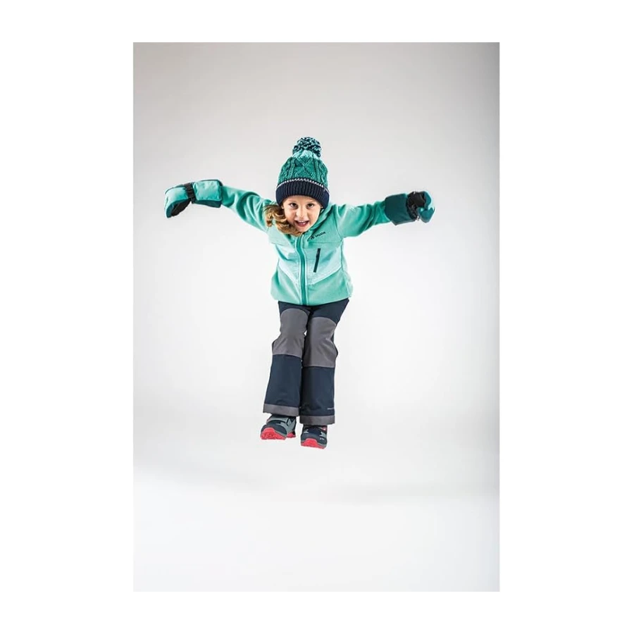 VAUDE Snow Cup Pants III Schneehose Kinder – warme Skihose Kinder wasserdicht, winddicht & atmungsaktiv, abriebfeste Schneehose Jungen & Mädchen mit anpassbarer Beinlänge