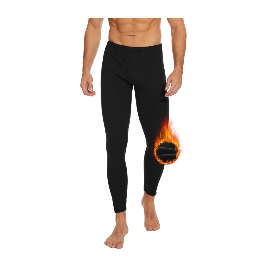 AKKQHH Thermo Unterhosen Herren Lange Warm Thermohose Männer