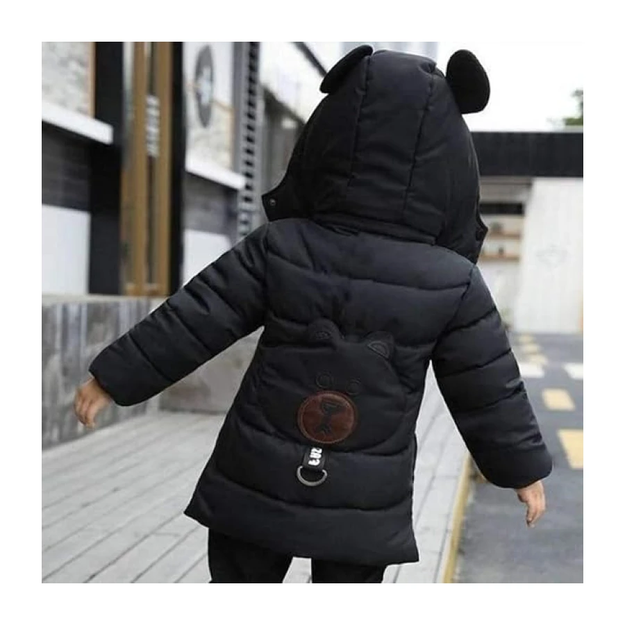Jungen Winterjacke mit Abnehmbarer Kapuze Kinder Verdickte Outdoor Jacke Mädchen Wintermantel Daunenmantel Daunenjacke