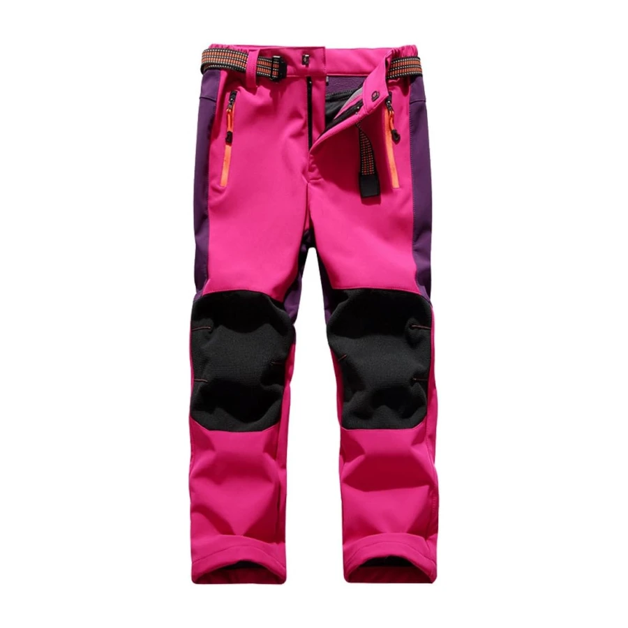 yeyity Kinder Softshellhose Skihose Cargohose Wasserdicht Thermohose
