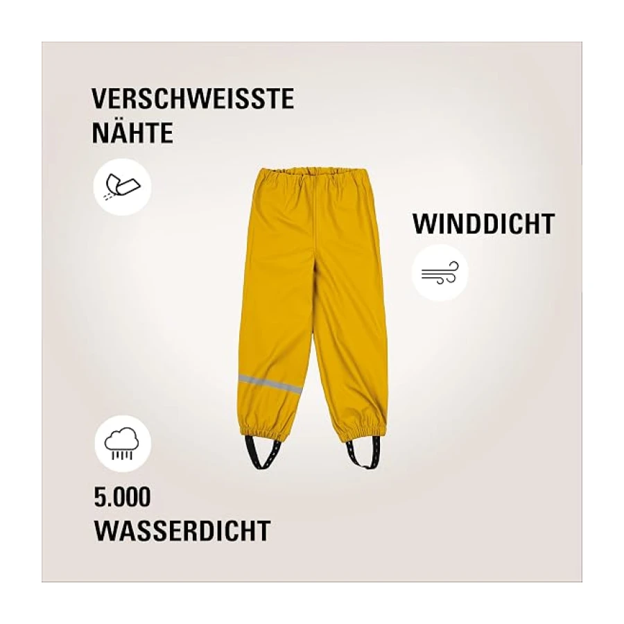 Mikk-line Regenhose Baby und Kinder, Matschhose mädchen und Jungen