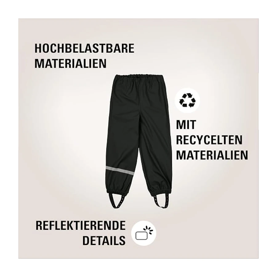 Mikk-line Regenhose Baby und Kinder, Matschhose mädchen und Jungen