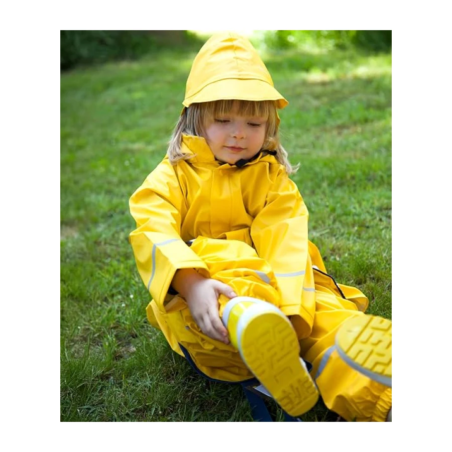 Playshoes Unisex Kinder Regenjacke Outdoorjacke