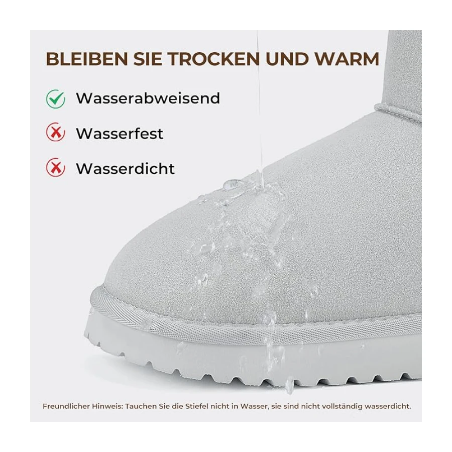 Mishansha Damen Winterschuhe Warm Gefüttert Gr.36-42