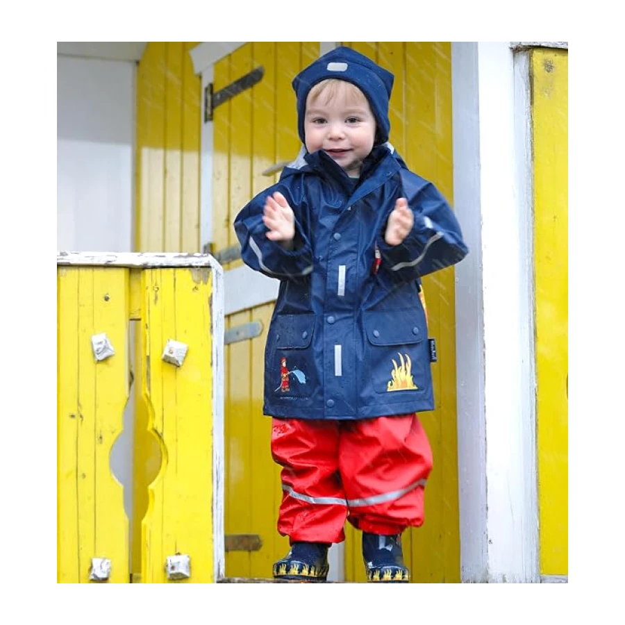 Playshoes Unisex Kinder Regenjacke Outdoorjacke