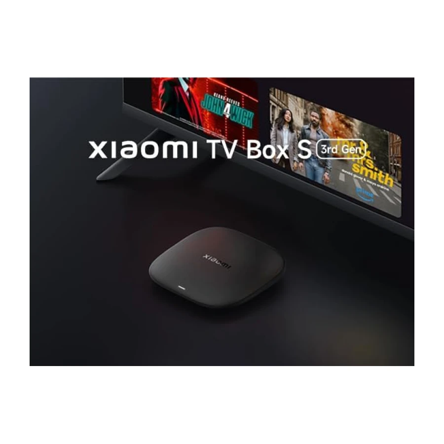 Xiaomi TV Box S (3nd Gen), 4K Ultra HD Streaming Media Player, 2GB RAM, 32GB Memoria Smart TV Box, Soporta Google TV, Dolby Vision, HDR10+, Dolby Atmos, DTS-X, Wireless Projection, WiFi 6, Negro