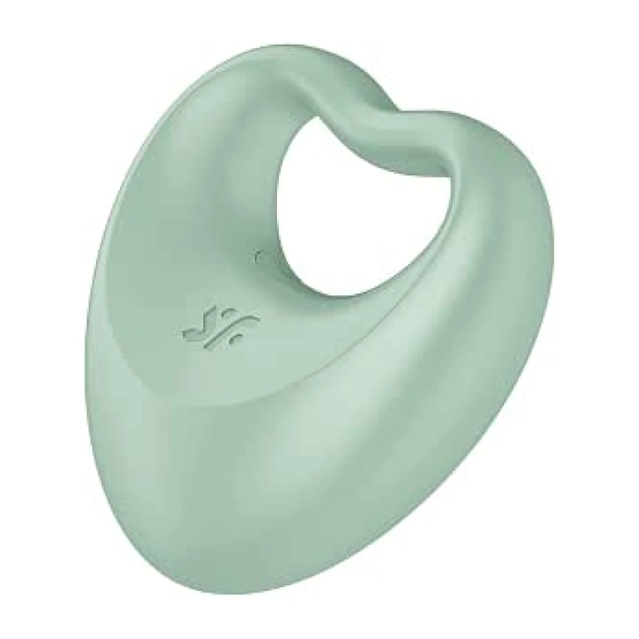 Satisfyer Perfect Pair 3 | Anillo Vibrador Pene 2 en 1 | 12 Programas IPX7 | Anillo para el pene y vibrador de dedo | Silicona médica elástica | Impermeable | Juguete sexual para parejas