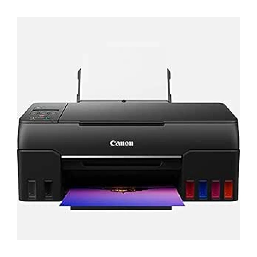 Canon Pixma G650 Megatank, Impresora Fotográfica 3 en 1, Sistema de Inyección de Tinta, Depósitos de Tinta Rellenables, Conectividad WiFi, Pantalla LCD, Print, Ahorro de Energía, Negro