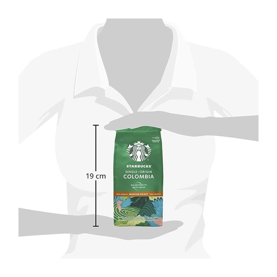 Starbucks Single-Origin Colombia Öğütülmüş Kahve 200 g
