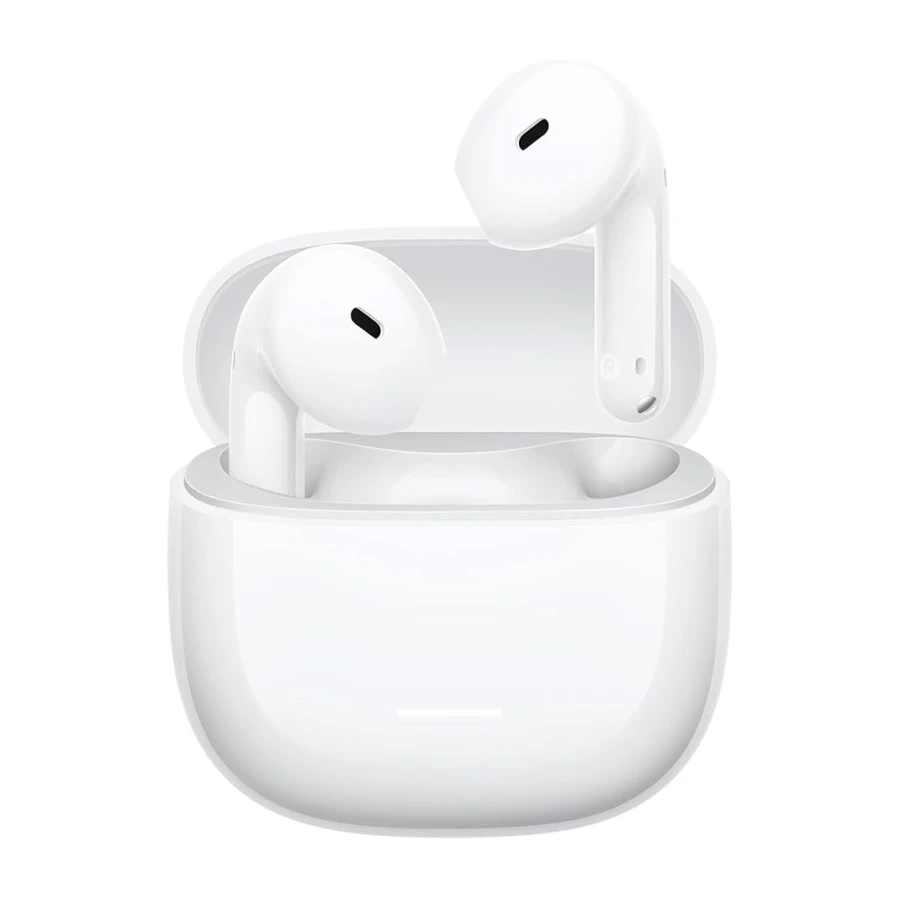 XIAOMI REDMI Buds 8 Active, Auriculares semiintraurales, 37 h, Blanco | Driver de titanio 14,2 mm, graves potentes, conexión dual, 5 EQ, Bluetooth 5.4, IP54