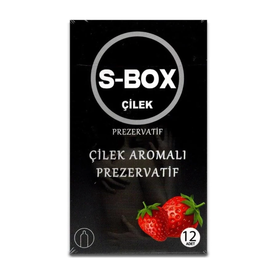 S-Box Strawberry, Prezervatif, 12'li