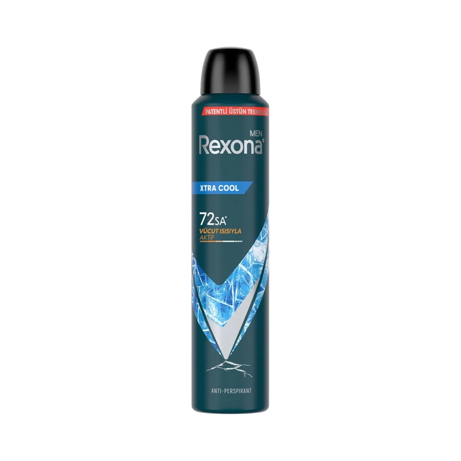 Rexona Men Erkek Sprey Deodorant Xtra Cool 72 Saat Kesintisiz Üstün Koruma 200 ml