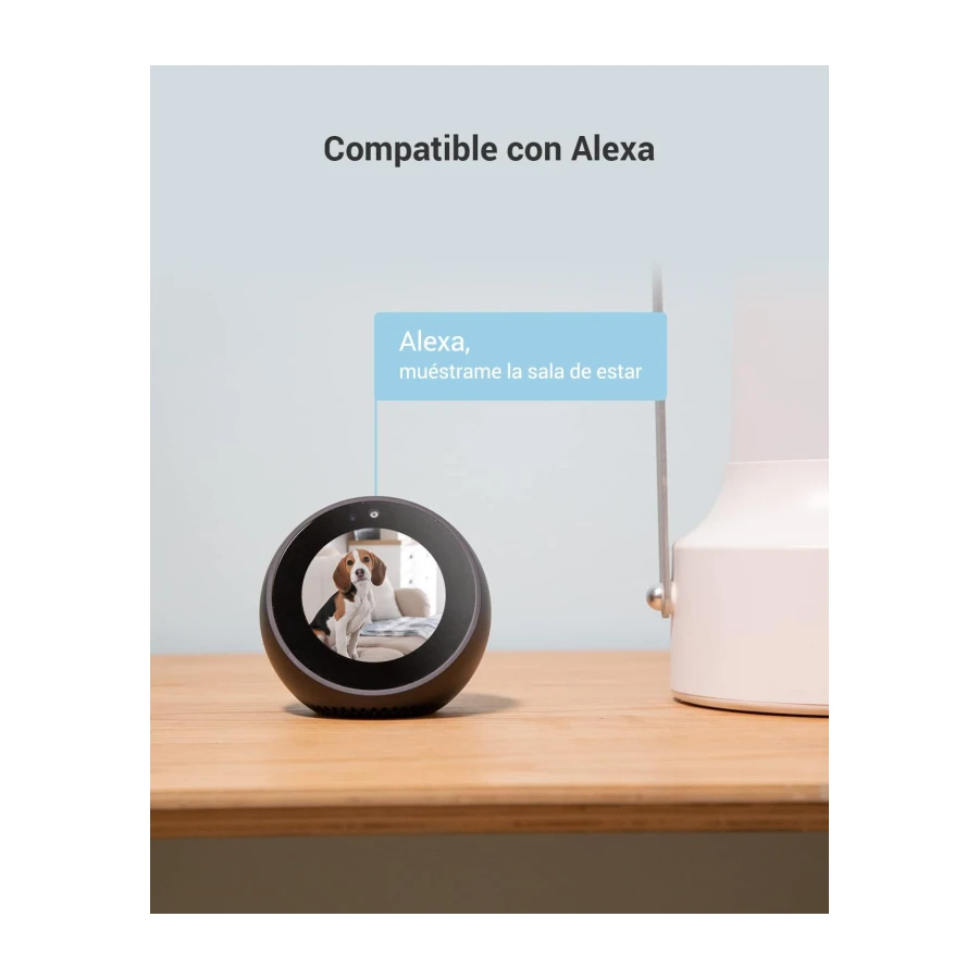 EZVIZ Kit de 2 Cámaras Vigilancia WiFi Interior 360º, C6N Camara Vigilancia Bebe 1080P, Visión Nocturna, Audio Bidireccional, Detección de Movimiento, Control Remoto, Blanco