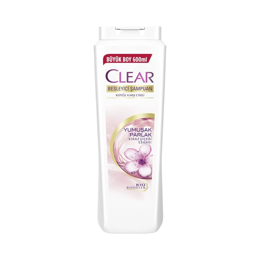 Clear Besleyici Şampuan Kepeğe Karşı Etkili Yumuşak ve Parlak Saçlar 600 ml