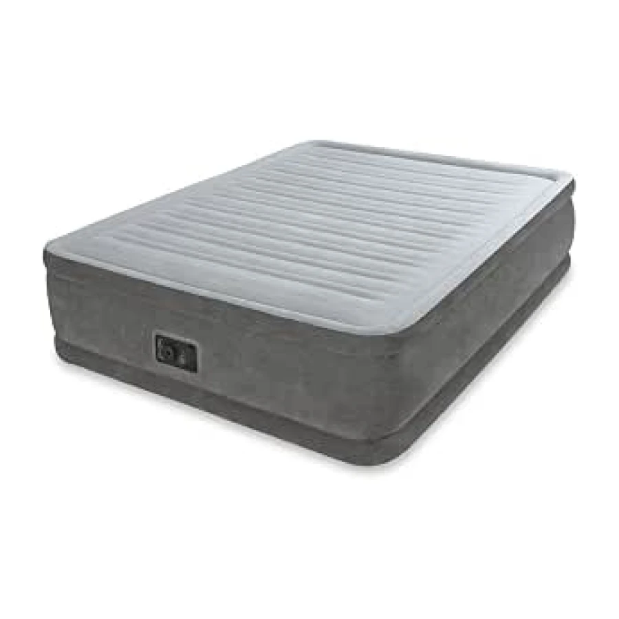 Intex 64414 - Fibertech comfortplush Colchón Hinchable, 152 x 203 x 46 cm
