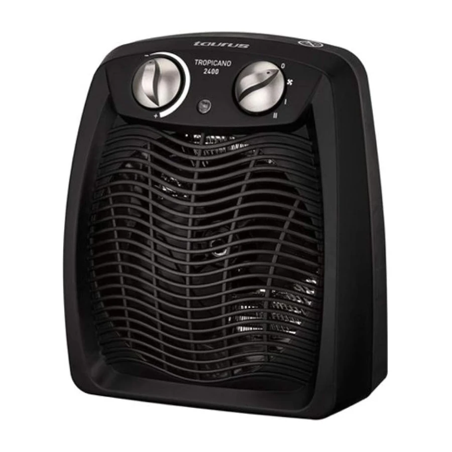 Taurus Tropicano 2400 Calefactor Eléctrico 2400W, Termostato, Ventilador