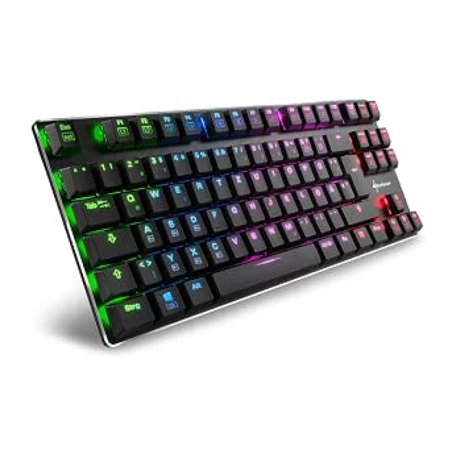 Sharkoon PureWriter TKL RGB USB Deutsch Schwarz