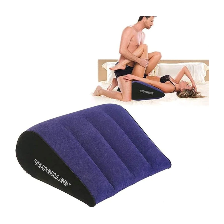 Cojín de cuña Inflable, cojín Auxiliar de Postura de Yoga, Reduce la presión en la Parte Inferior de la Espalda, más Relajado y Libre