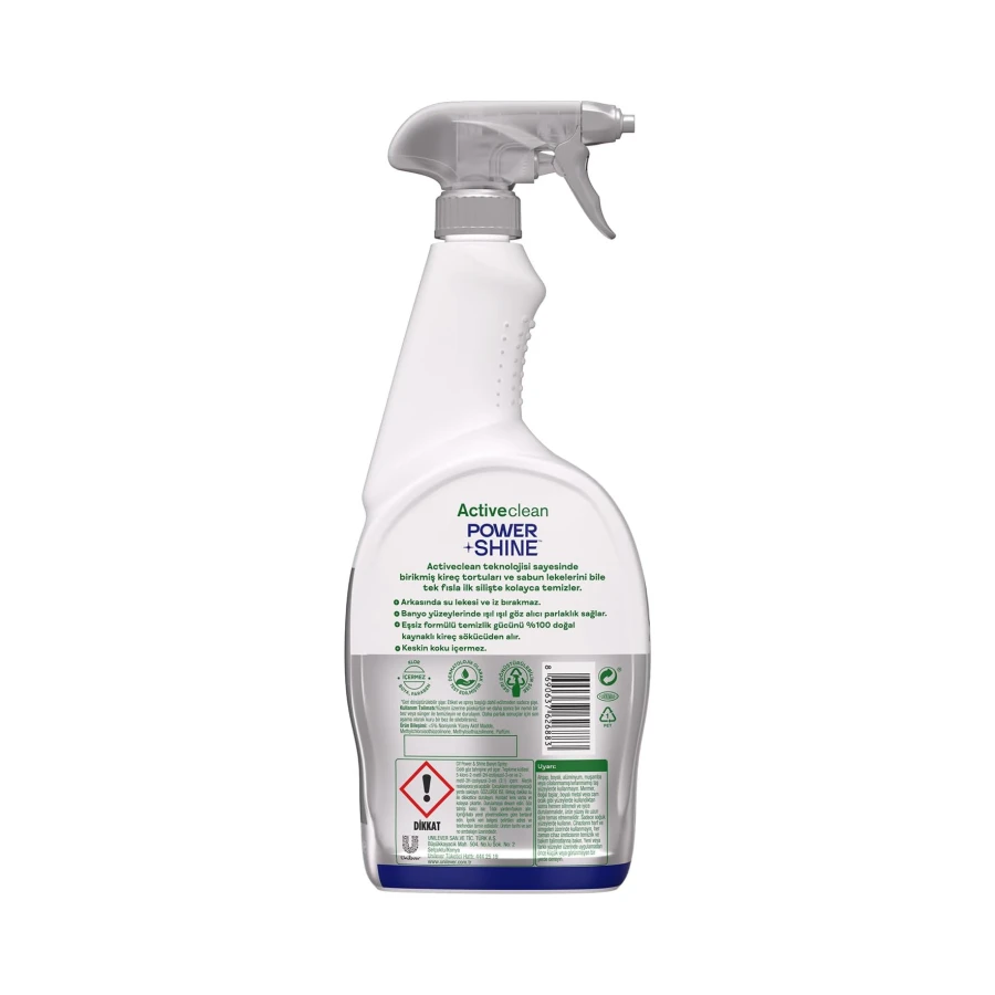 Cif Power & Shine Sprey Banyo İçin Temizleyici ve Kireç Çözücü 750 ml