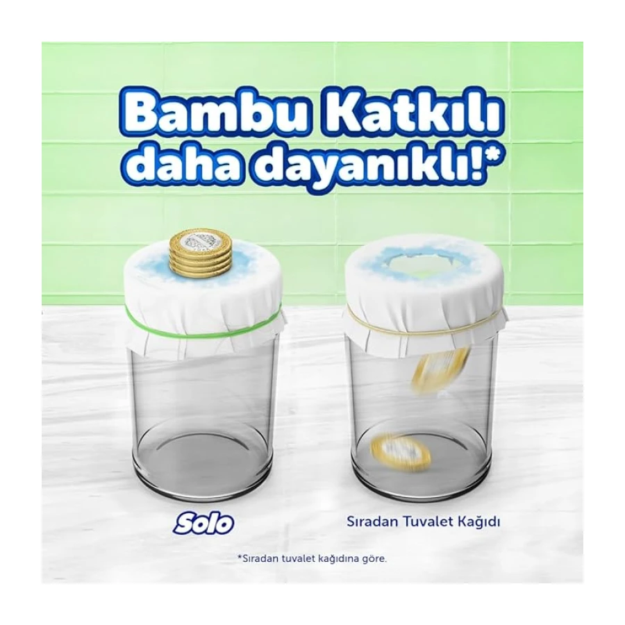 SOLO Bambu Katkılı Tuvalet Kağıdı 40’lı