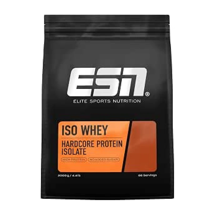 ESN IsoWhey Hardcore Protein, Chocolate, 2kg | Hasta 26 g de proteína por porción, made in Germany