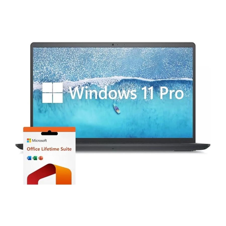 Dell Inspiron Laptop de 15.6 pulgadas, Windows 11 Pro Laptop 32GB RAM 1TB SSD, procesador Intel Core i7-1255U, pantalla IPS de 1920 x 1080 120Hz, licencia de por vida de Microsoft Office, teclado