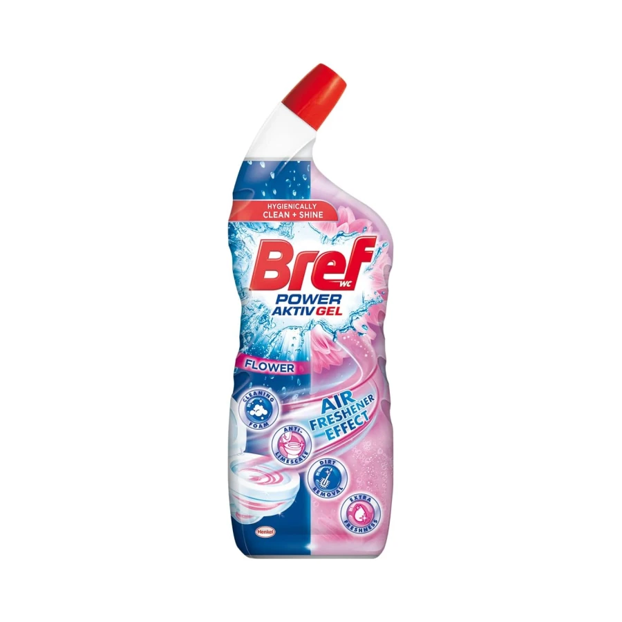 Bref WC Power Aktiv Jel Çiçek Kokulu Tuvalet Temizleyici 1 x 700 ml, Jel Çiçek 700 ml