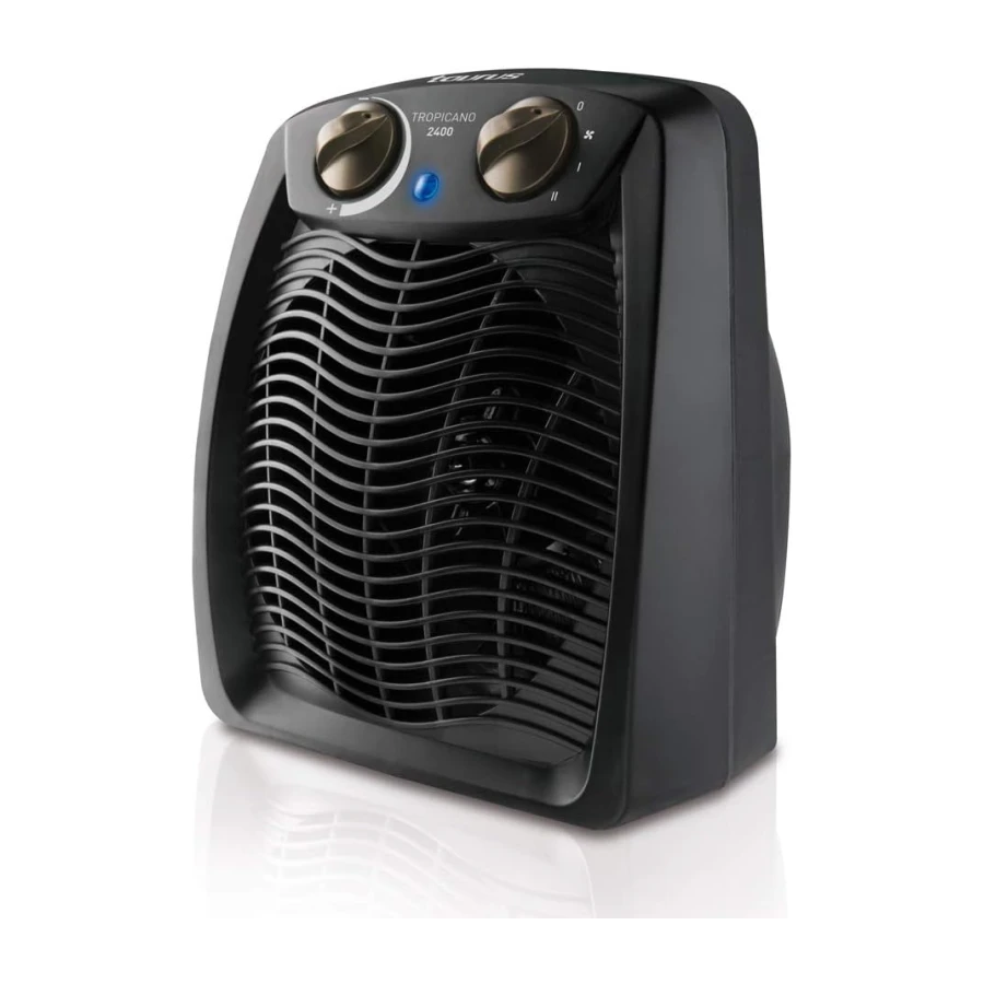 Taurus Tropicano 2400 Calefactor Eléctrico 2400W, Termostato, Ventilador