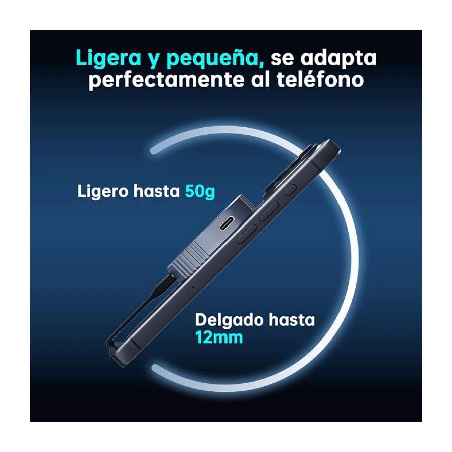 2TB SSD Externo USB 3.2 Gen2 1000MB/s Portátil | Unidad de estado sólido externa magnética y portátil, compatible con teléfonos Android, tabletas y ordenadores portátiles.