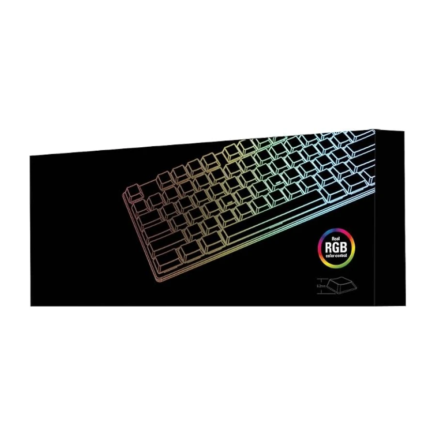 Sharkoon PureWriter TKL RGB USB Deutsch Schwarz