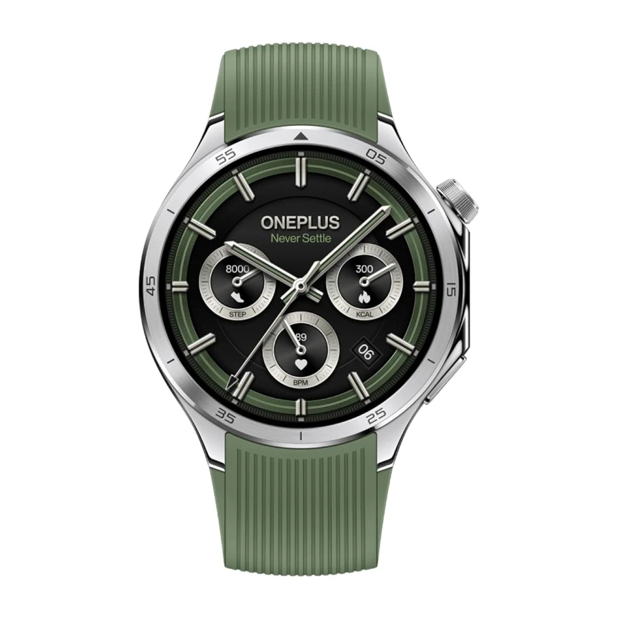 OnePlus Watch 3 - Reloj Inteligente, Correa 22 mm, Pantalla LTPO de 1,5", Carga rápida, duración 120 Horas, 100 Modos Deportivos, Seguimiento GPS Doble frecuencia, Salud 60 Segundos, Titanio