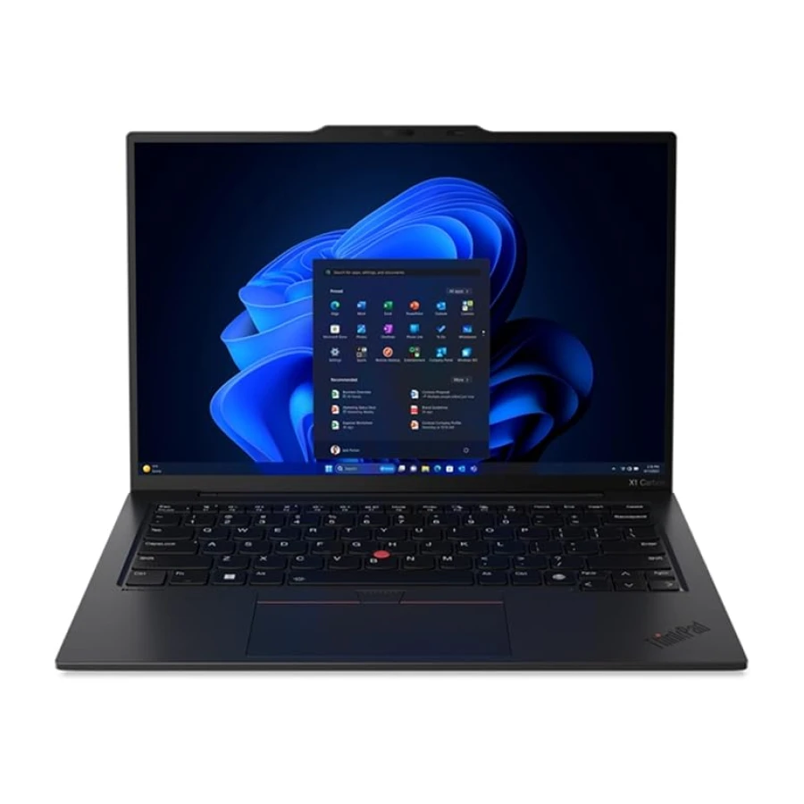 Lenovo Laptop ThinkPad X1 Carbon Gen 12 con procesador Intel Ultra 7 155U, pantalla WUXGA 100% sRGB de 14 pulgadas, 32 GB 6400 MHz RAM, SSD de rendimiento Gen4 de 512 GB, cámara RGB FHD+ IR+ y Windows