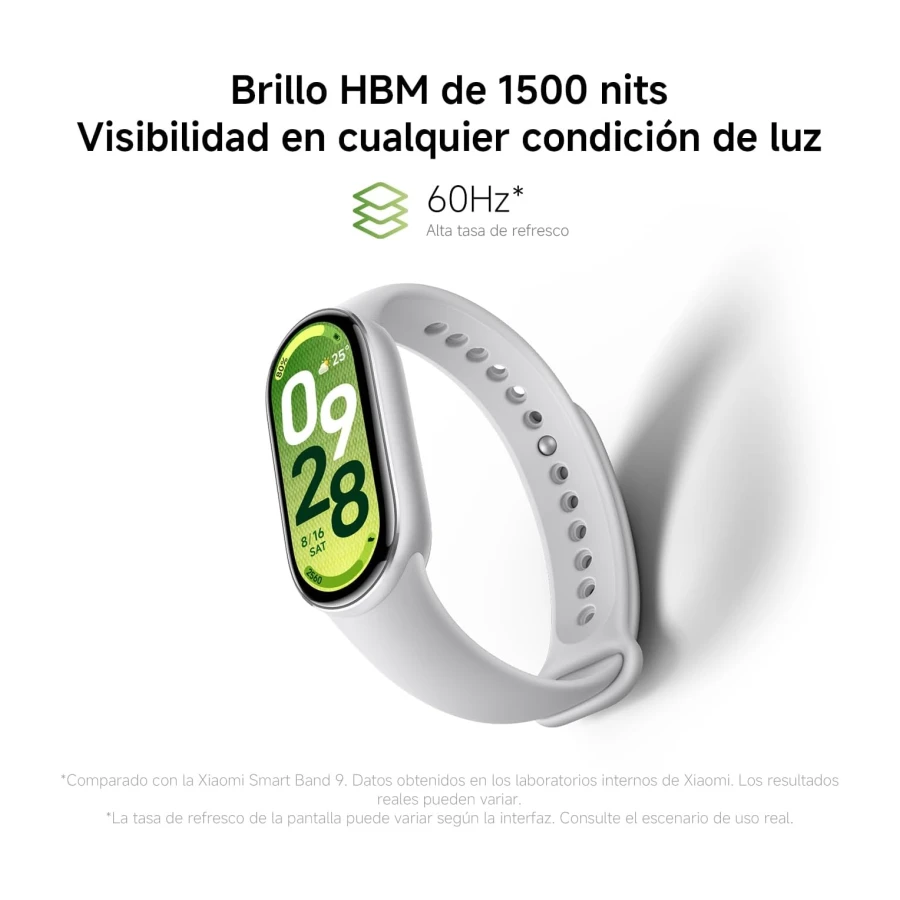 Xiaomi Smartband 10, Pantalla AMOLED de 1,72”, Carga rápida, 150+ Modos Deportivos, Monitorización de Salud y sueño, HyperOS 2.0, Impermeable 5ATM, Brújula · Selección 2