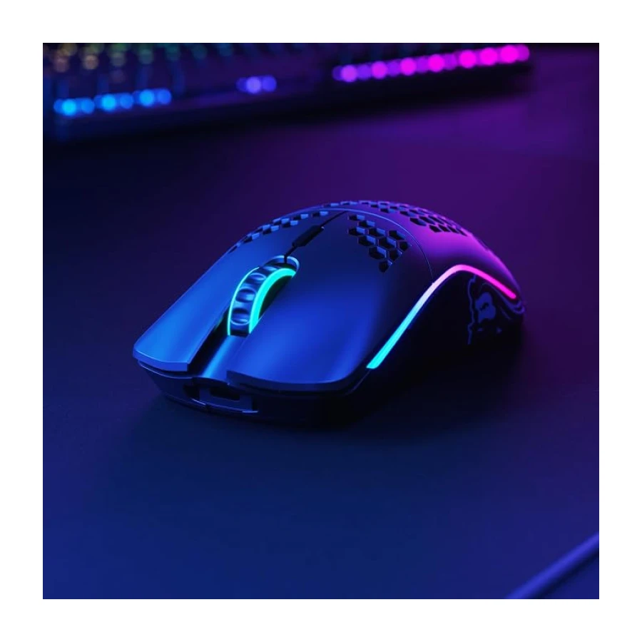 GLORIOUS Model O Wireless Ratón Gaming Inalámbrico Ligero (Negro Mate)