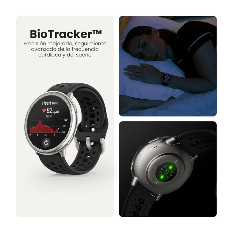 Amazfit Active 2 Smart Watch 44mm, AI, Control por Voz, GPS & Mapas sin Coste, Batería de 10 Días, 160+ Modos Deportivos, Resistente al Agua 5 ATM, Compatible con Android & iPhone, Negro