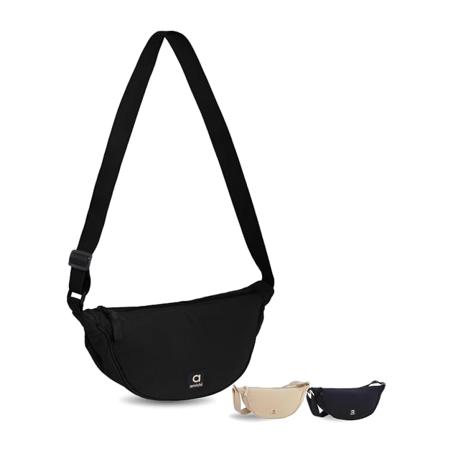 AMICHI - Bolso Bandolera Mujer de Nylon Impermeable