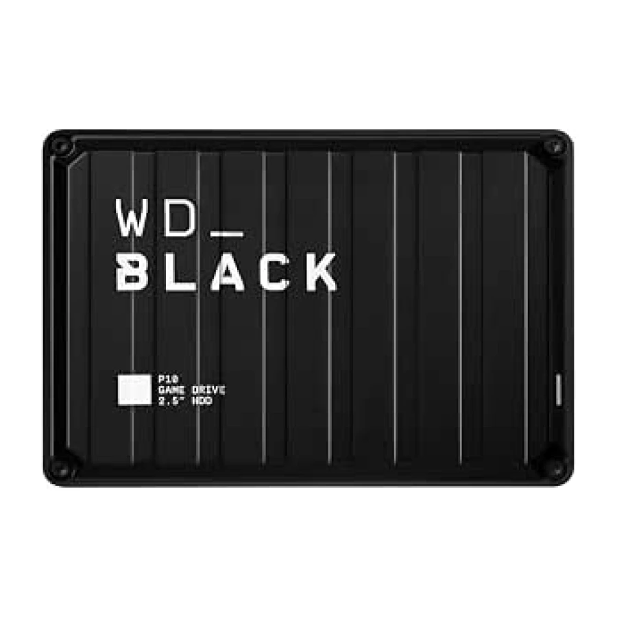 WD_BLACK P10 2TB Game Drive HDD portátil, USB 3.2 Gen 1, hasta 130 MB/s, Type-A compatible con Playstation, Xbox, PC y Mac