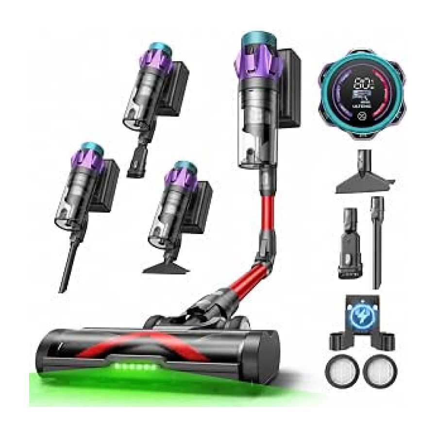 Ultenic U18Pro Aspiradora sin Cable 55Kpa/80Mins, Sistema Multiciclón