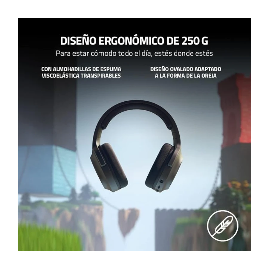 Razer Barracuda X - Auriculares Inalámbricos Multiplataforma para Juegos y Móviles, SmartSwitch Dual Wireless, Diseño Ergonómico de 250 g, TriForce 40mm, Micrófono Cardioide, Negro