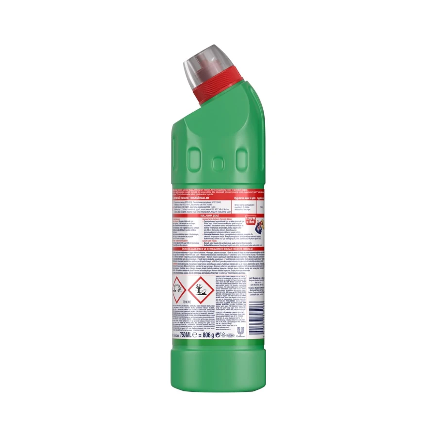 Domestos Yoğun Kıvamlı Çamaşır Suyu Maksimum Hijyen Dağ Esintisi 750 ml