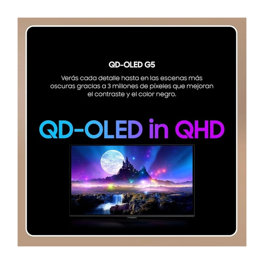 Samsung LS27FG502SUXEN - Monitor Gaming Odyssey OLED G5 de 27" Negro, Versión 2025