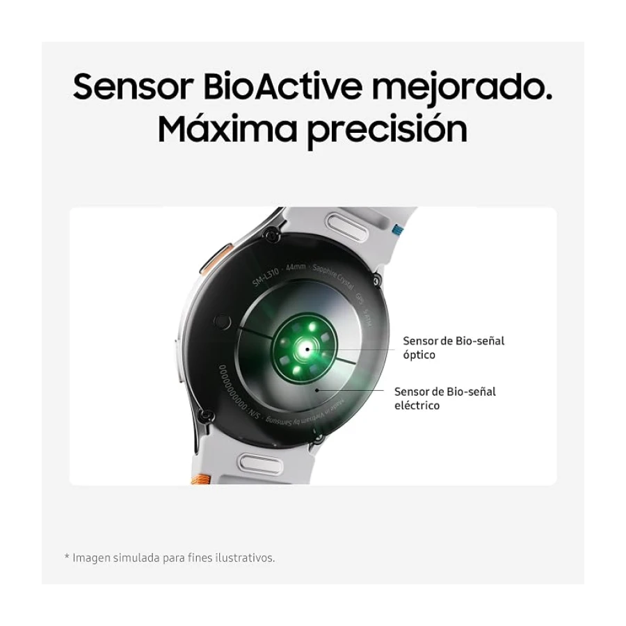 Samsung Galaxy Watch7 Bluetooth + Correa - Smartwatch 40mm, Control de Salud, Seguimiento Deportivo, Verde (Versión Española)