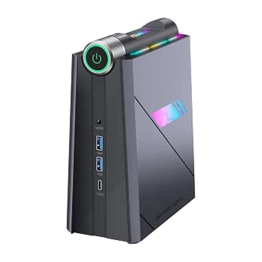ACEMAGIC AD08 Mini PC Core i9-11900H 16GB DDR4 512GB SSD 3 Modos | (4,9 GHz, 24 MB Caché), 【Wi-Fi 6 / BT 5.2 / Doble Ventilador】,USB3.0,USB-C,Triple-4K-Display,Windows 11,Linux(Ubuntu)