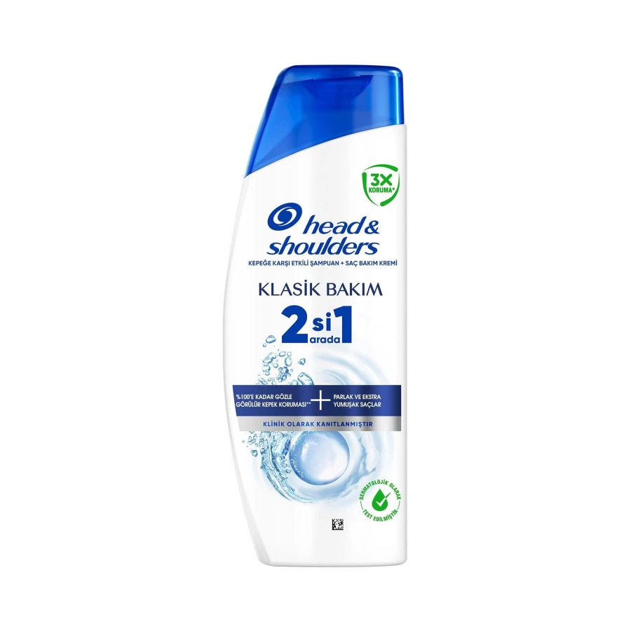 Head & Shoulders Klasik Bakım 2'si 1 Arada Kepeğe Karşı Etkili Şampuan 300ml