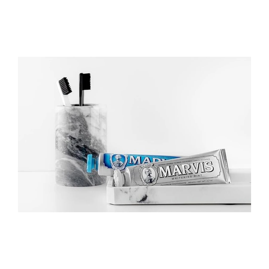 Marvis Whitening Mint Beyazlatıcı Macun, Nane, 85 Ml