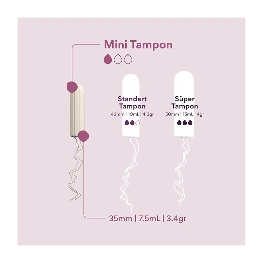 beije 10'lu Mini Tampon