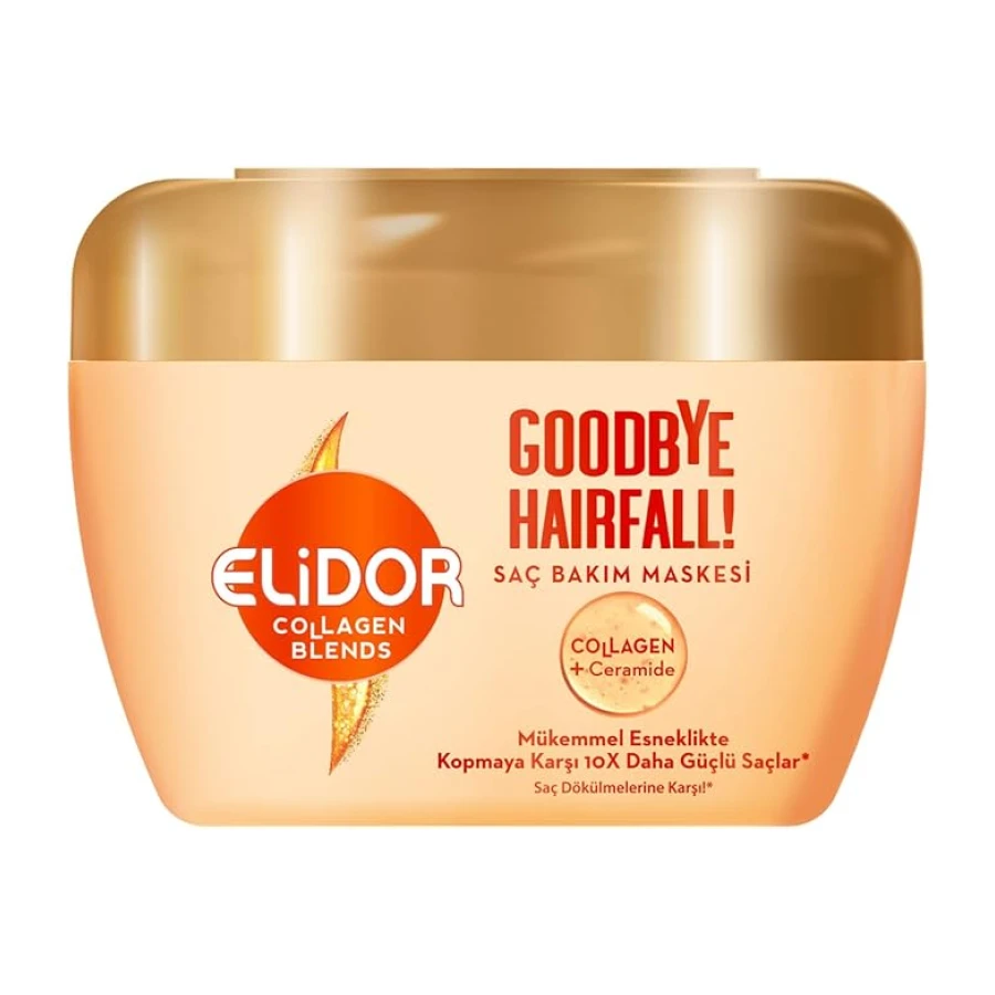Elidor Collagen Blends Saç Bakım Maskesi Goodbye Hairfall Saç Dökülmelerine Karşı 160 ml
